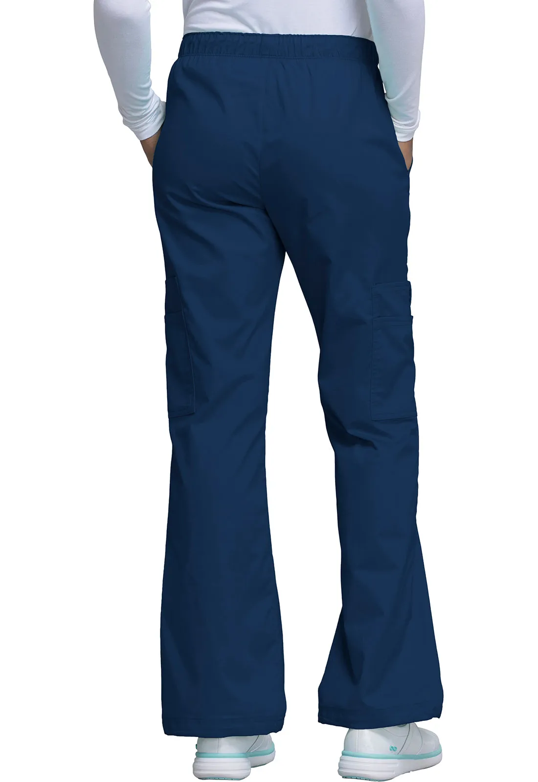 Core Stretch 4005 Mid Rise Pull-On Cargo Pants Navy