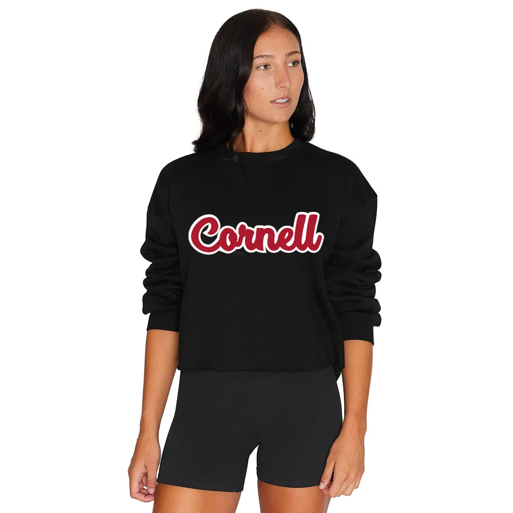 Cornell Cursive Crewneck