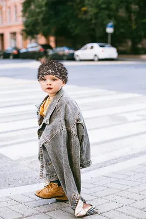 Cotton Leopard Print Turban