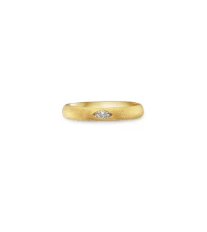Diamond Marquise Flush Band
