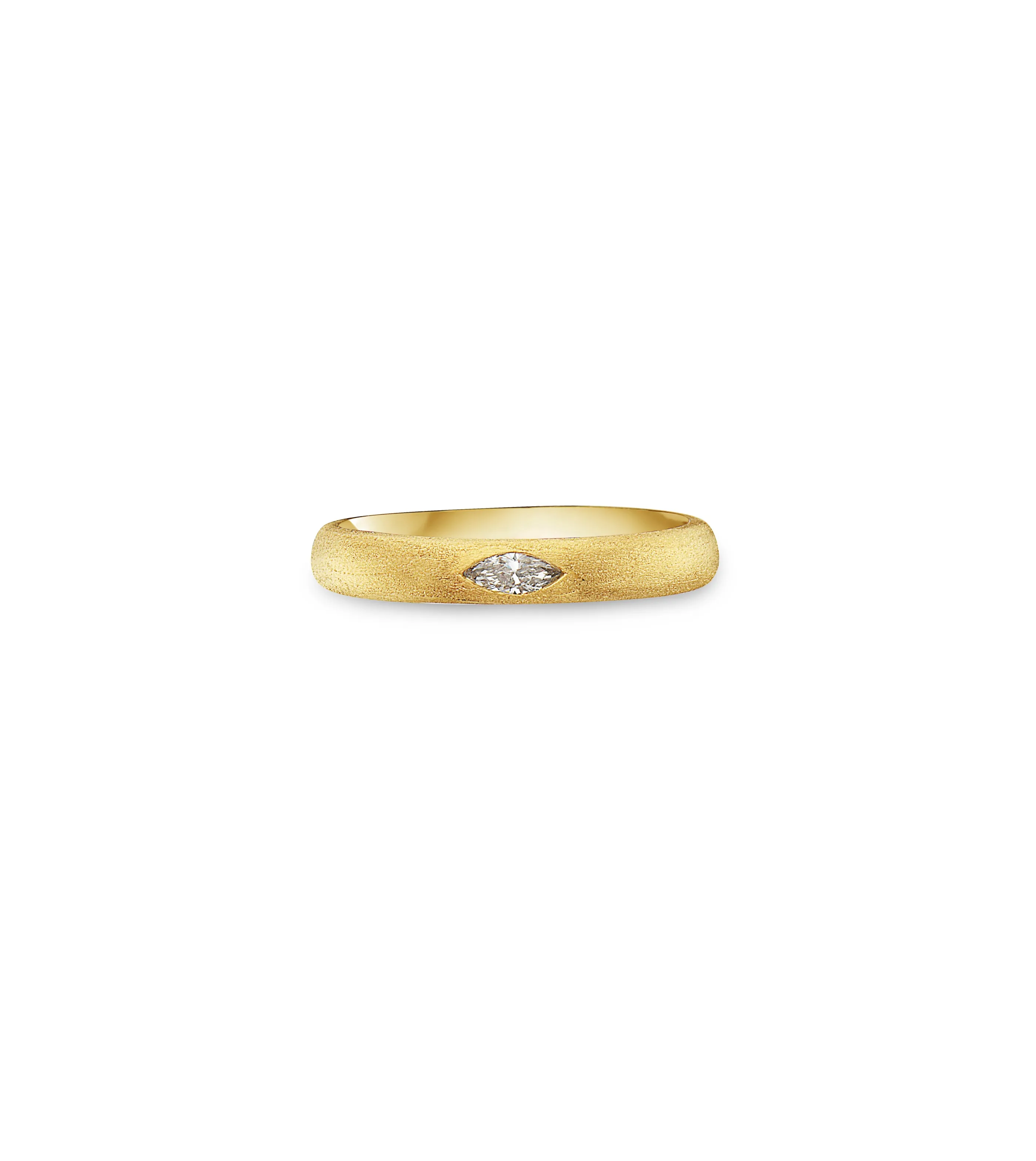 Diamond Marquise Flush Band