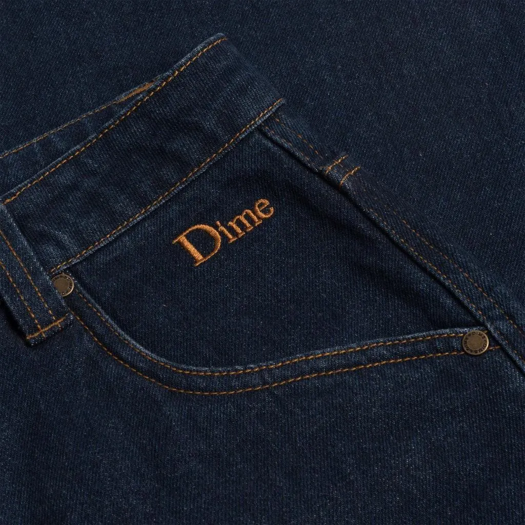 DIME Classic Baggy Denim Pants Indigo