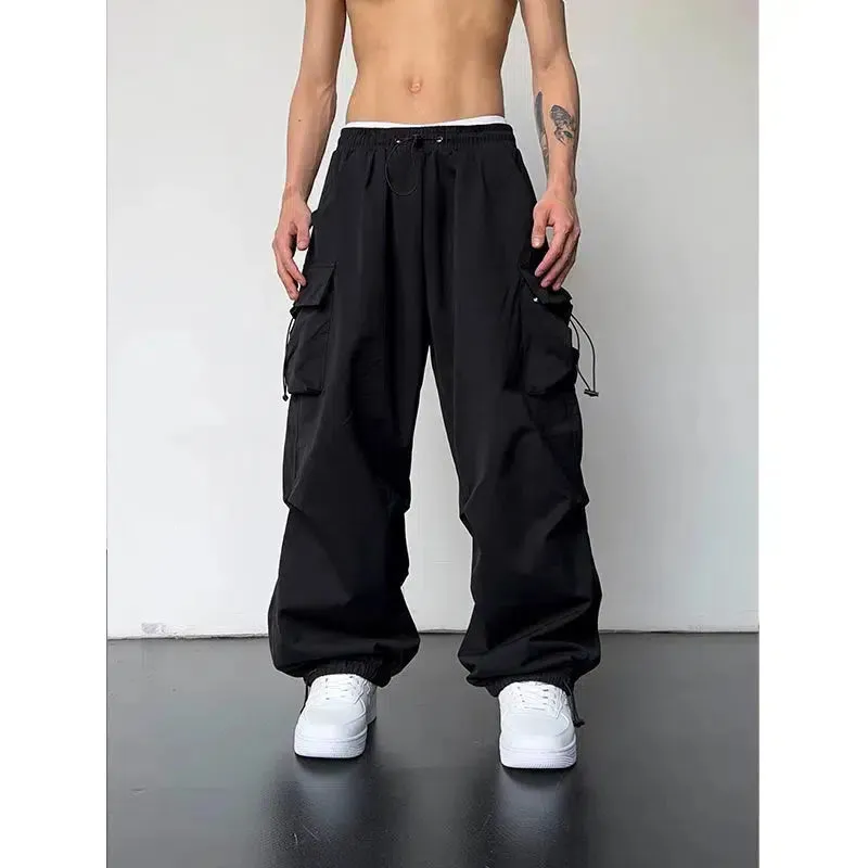 Drawstring Adjustable Cargo Pants