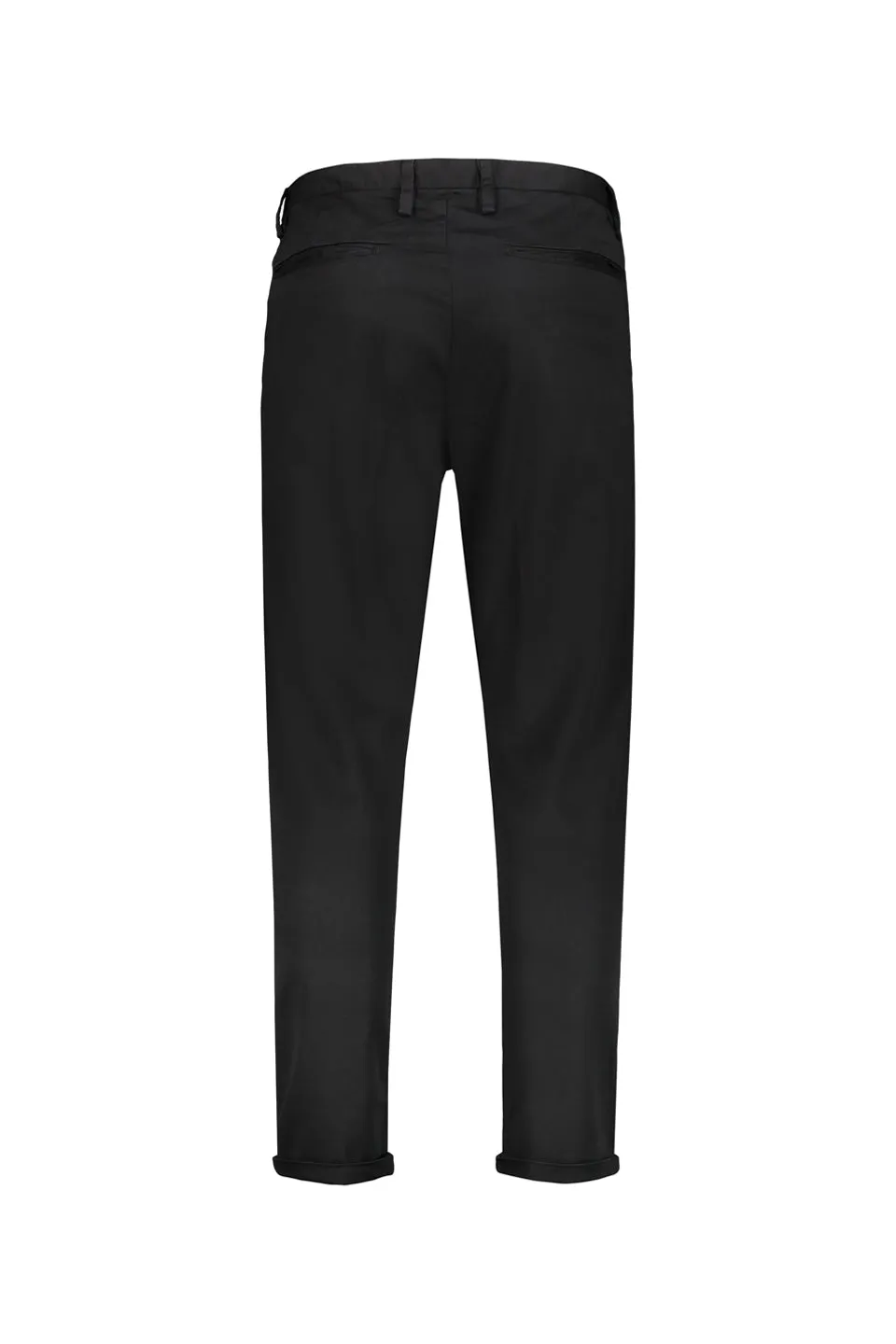 Easy Front Pleat Trousers In Black