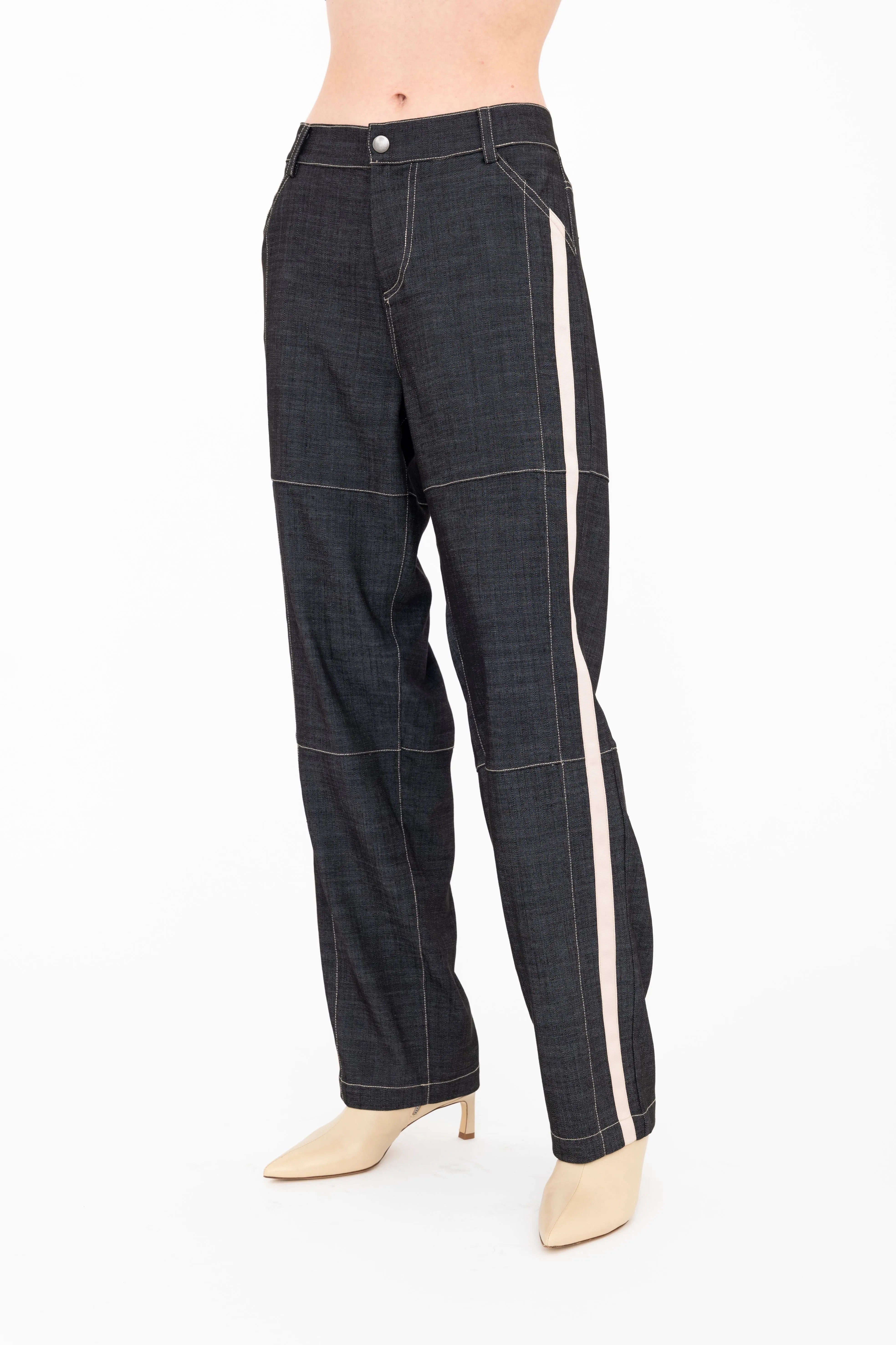 Eco Slub Denim Barrel Pant - BERKELEY