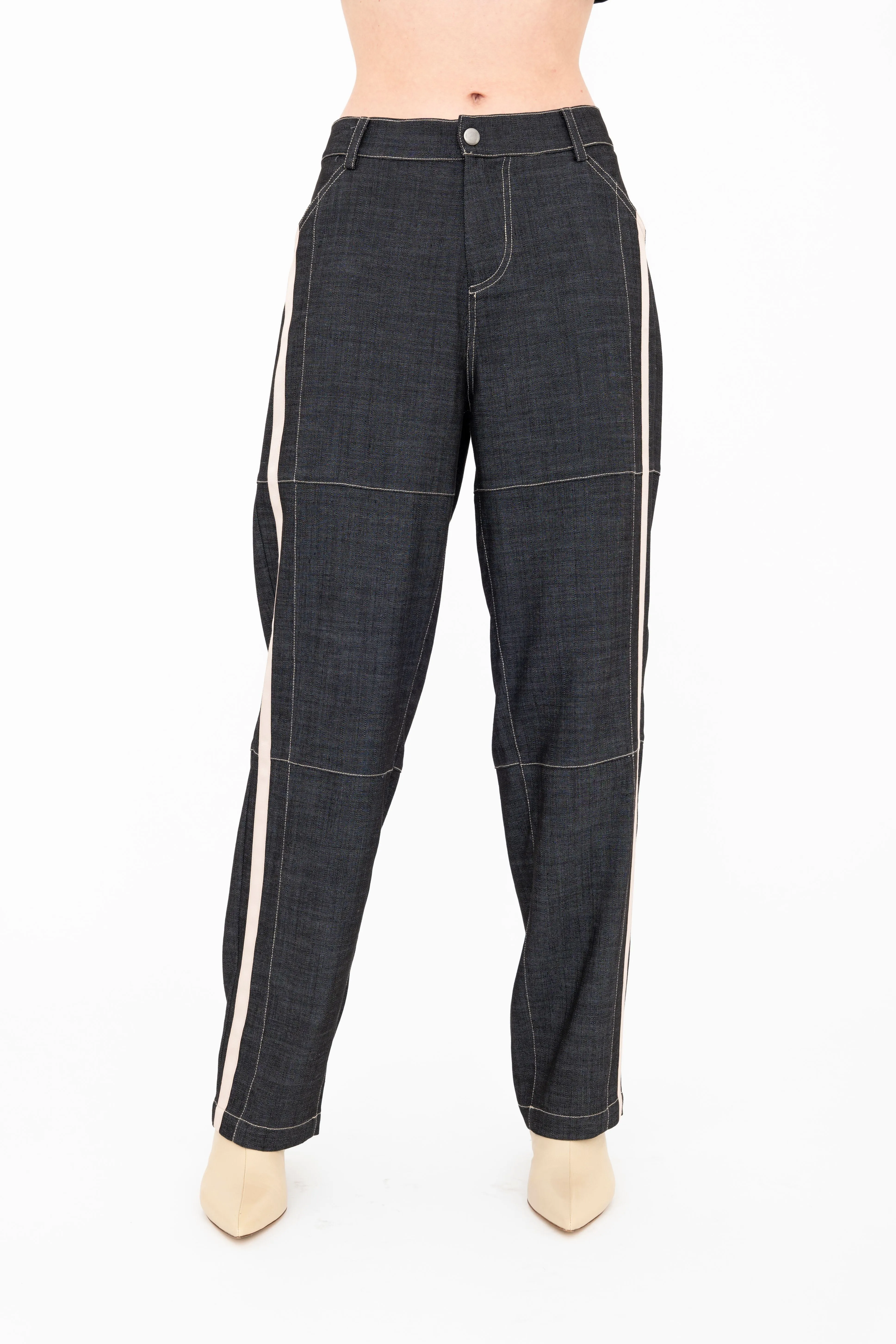 Eco Slub Denim Barrel Pant - BERKELEY