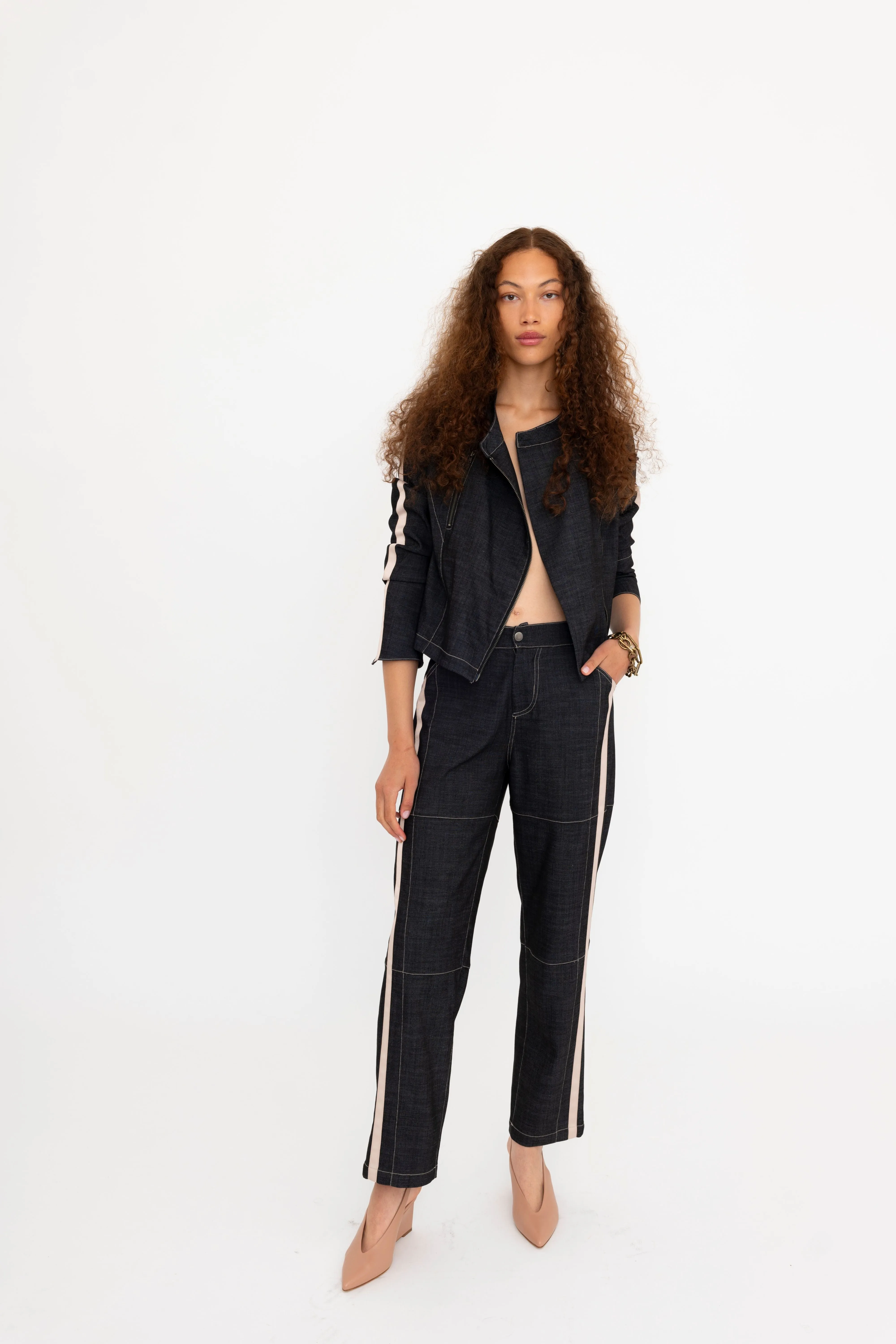 Eco Slub Denim Barrel Pant - BERKELEY