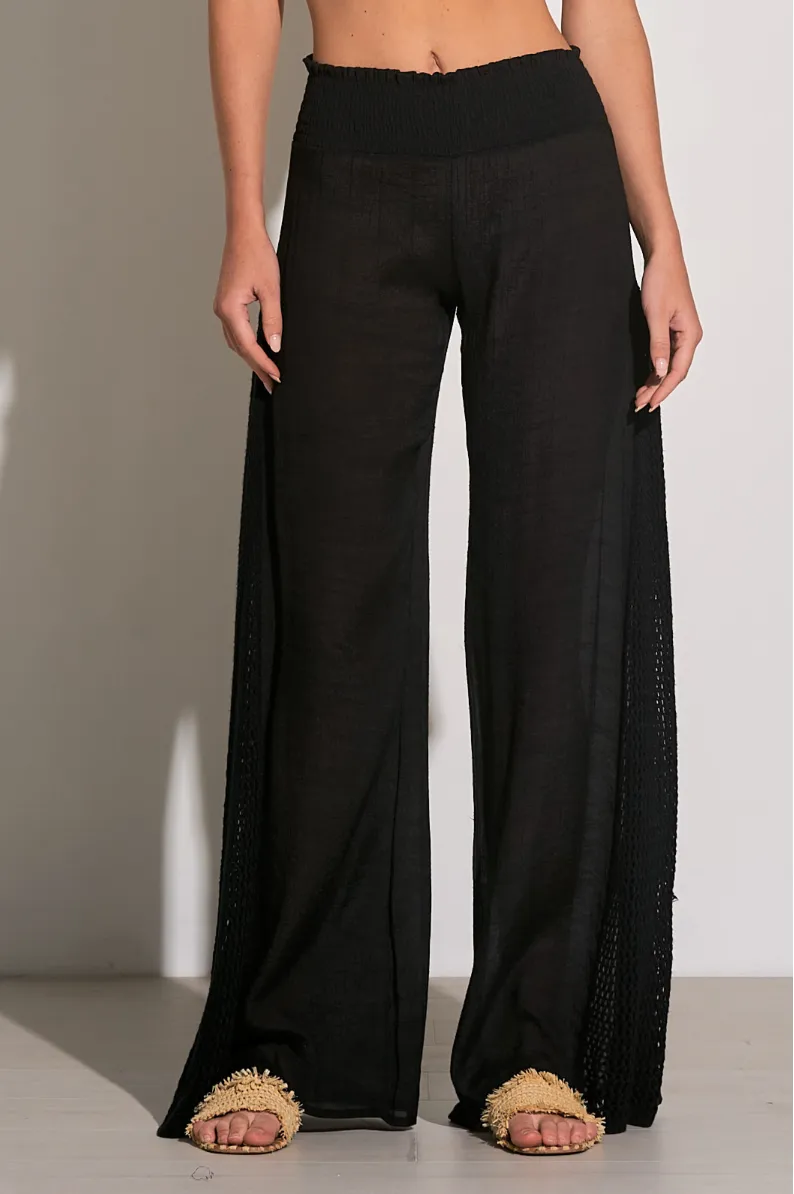 Elan Pants with Crochet Panels