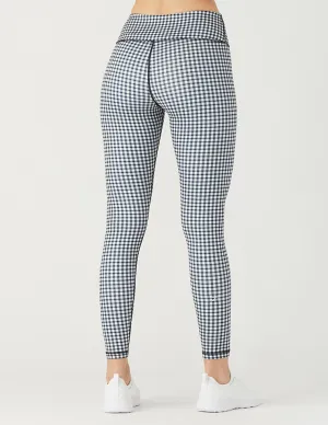 Elongate Legging Print: Gingham Print