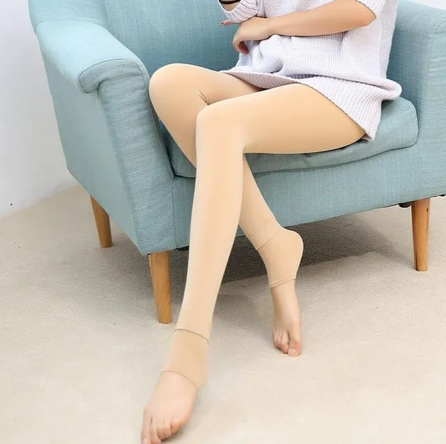 Free Shipping Women Leggings inside Thicken Fur Warm Leggings womens winter fleece legging pants female velvet leggins