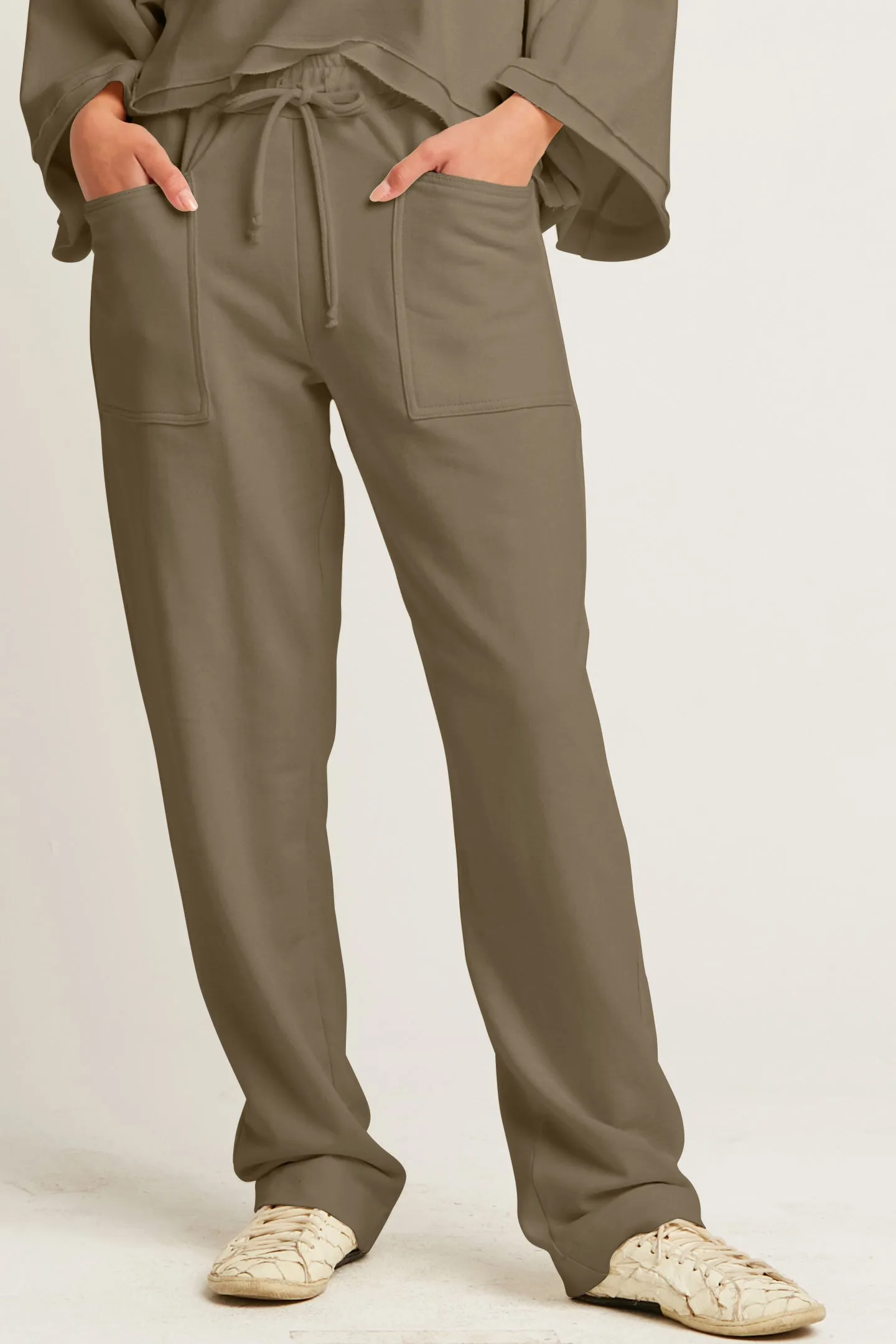 French Terry Double Pocket Pants