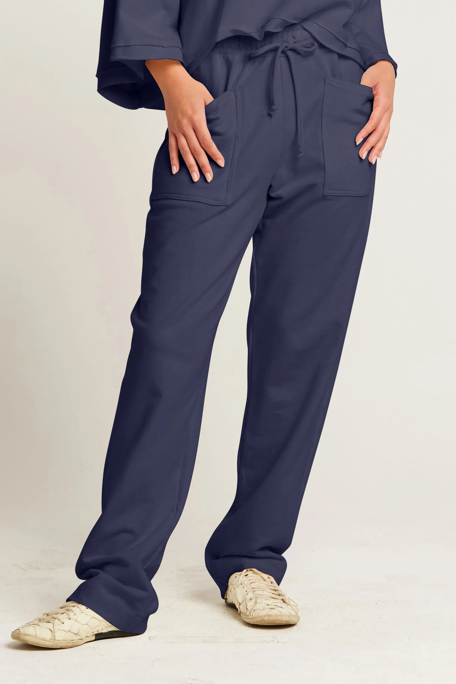 French Terry Double Pocket Pants