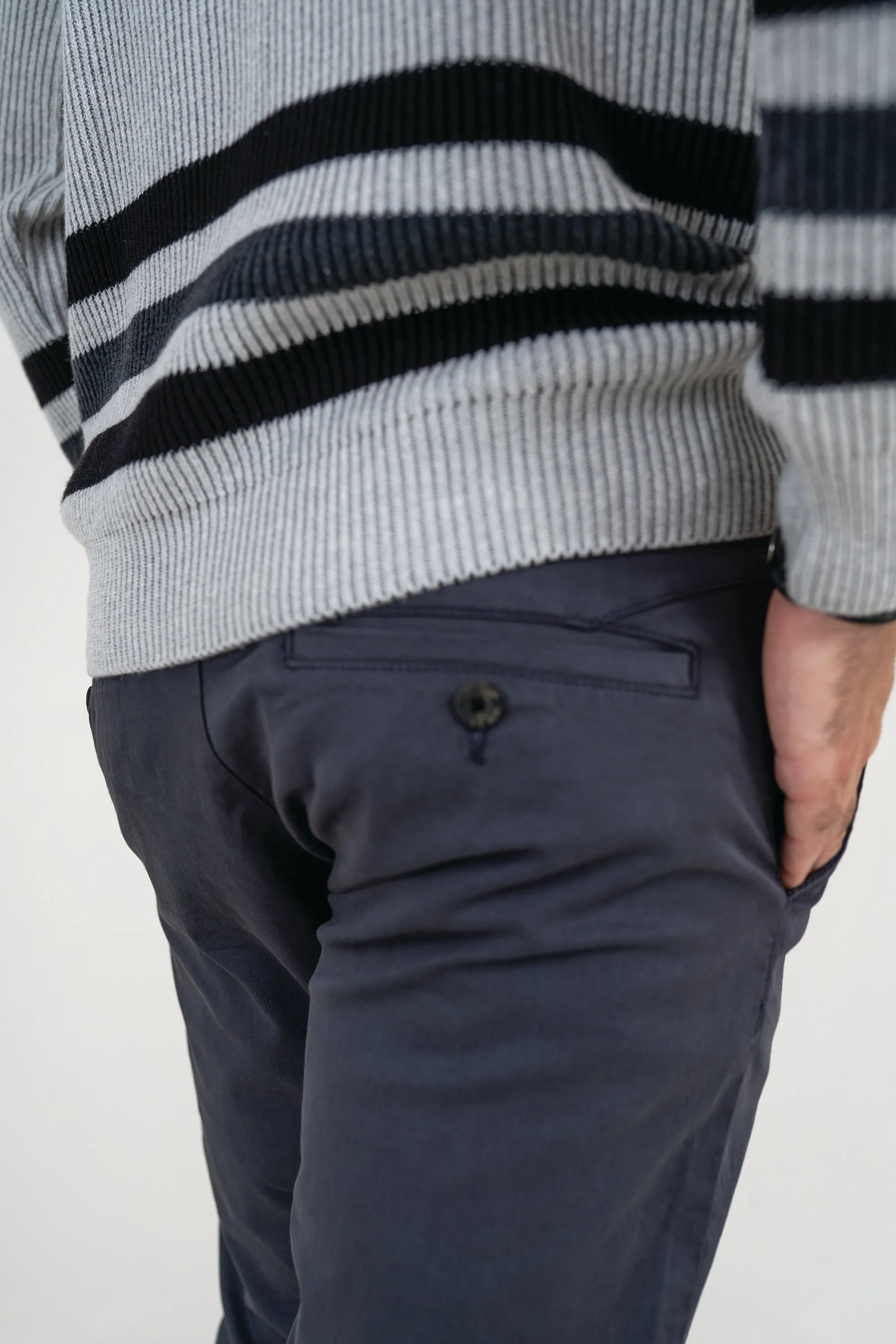 Gray Cropped Fit Pants