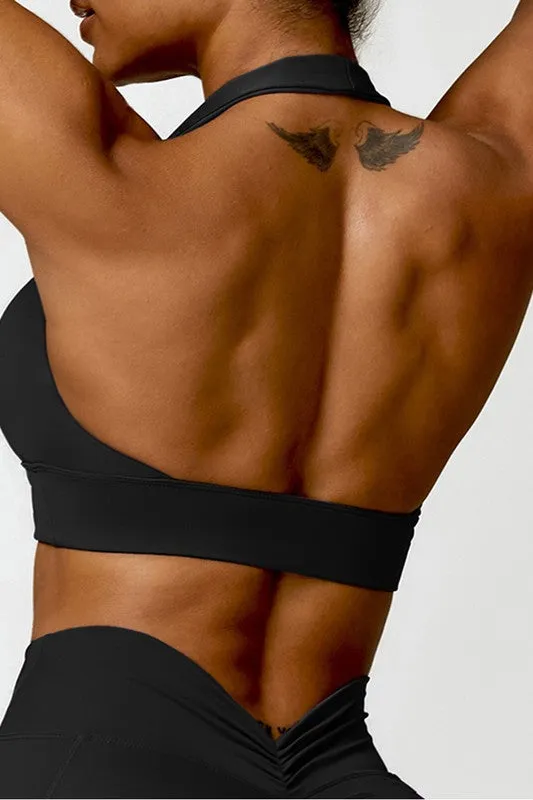 Harper quick-drying open back sports bra