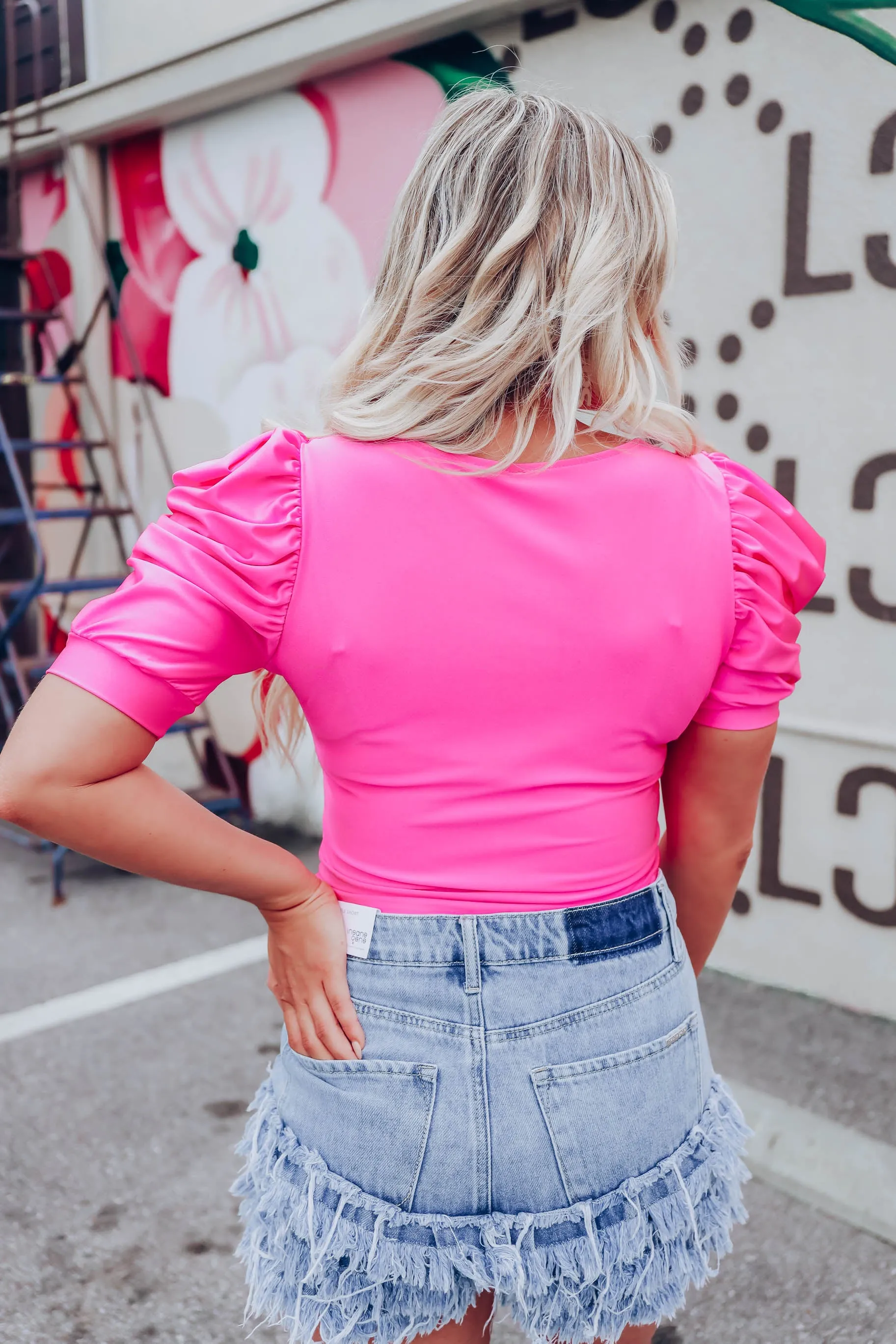 Hello Gorgeous Bodysuit - Pink