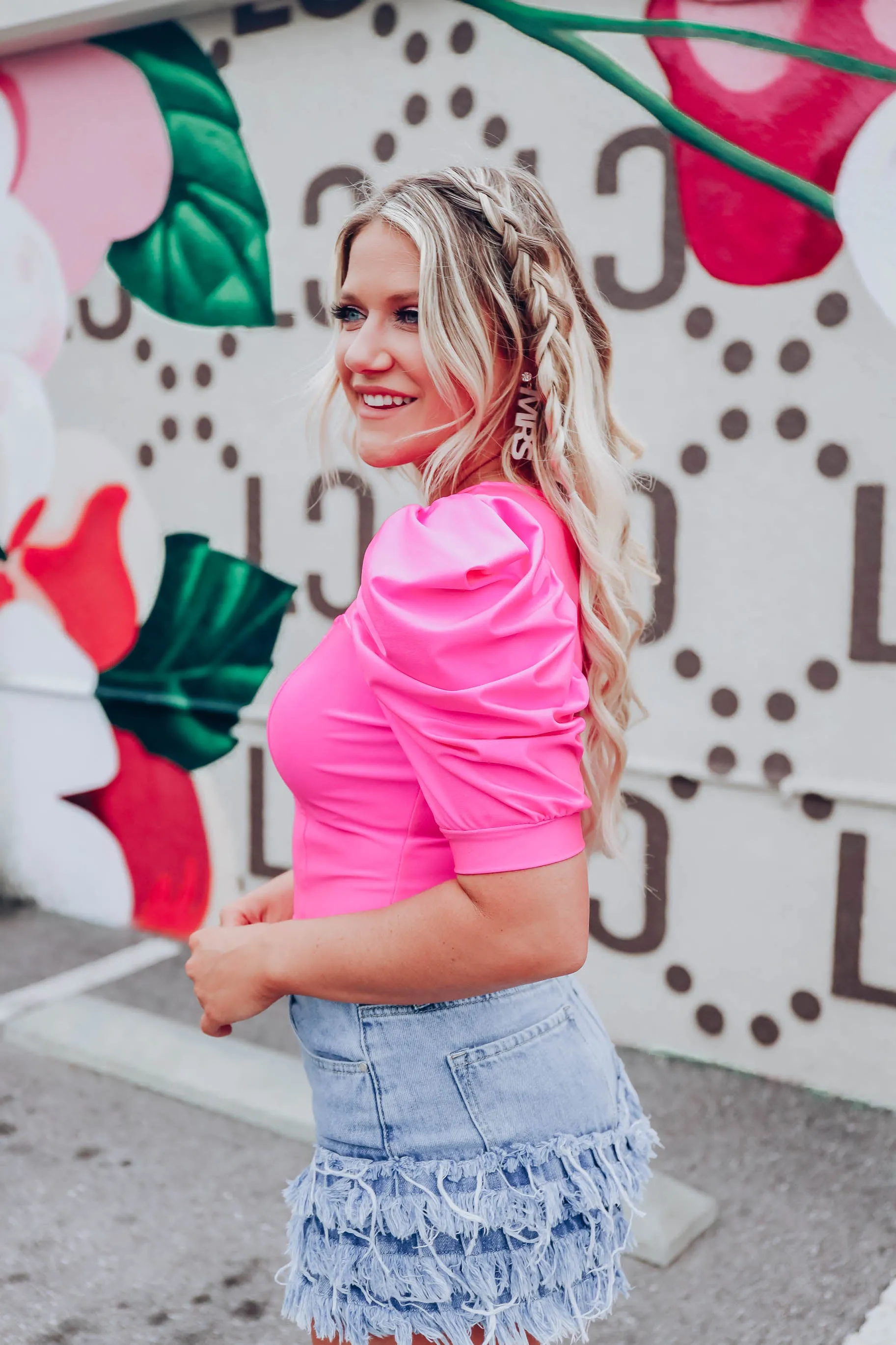 Hello Gorgeous Bodysuit - Pink