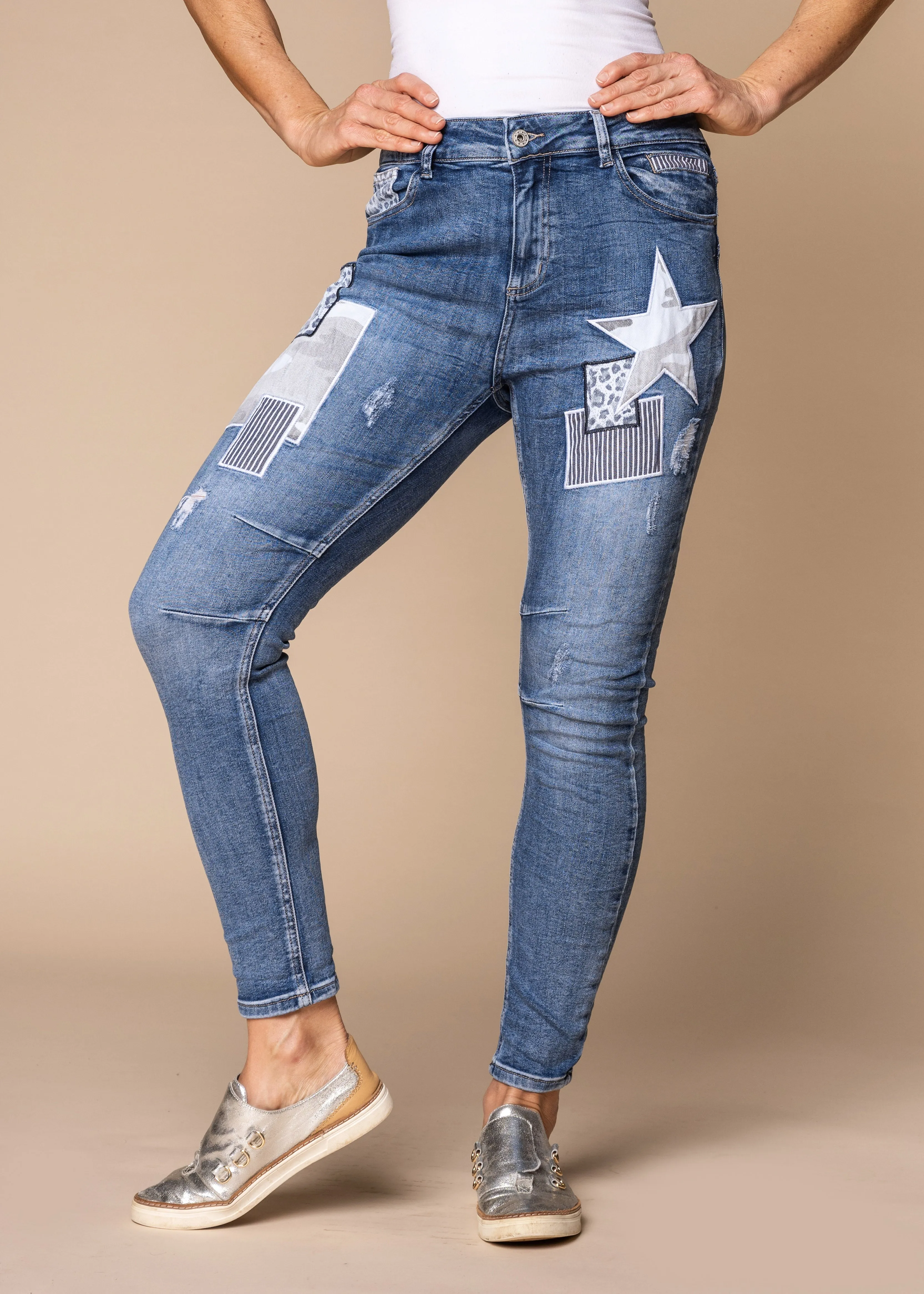 Hollie Pants in Denim Blue