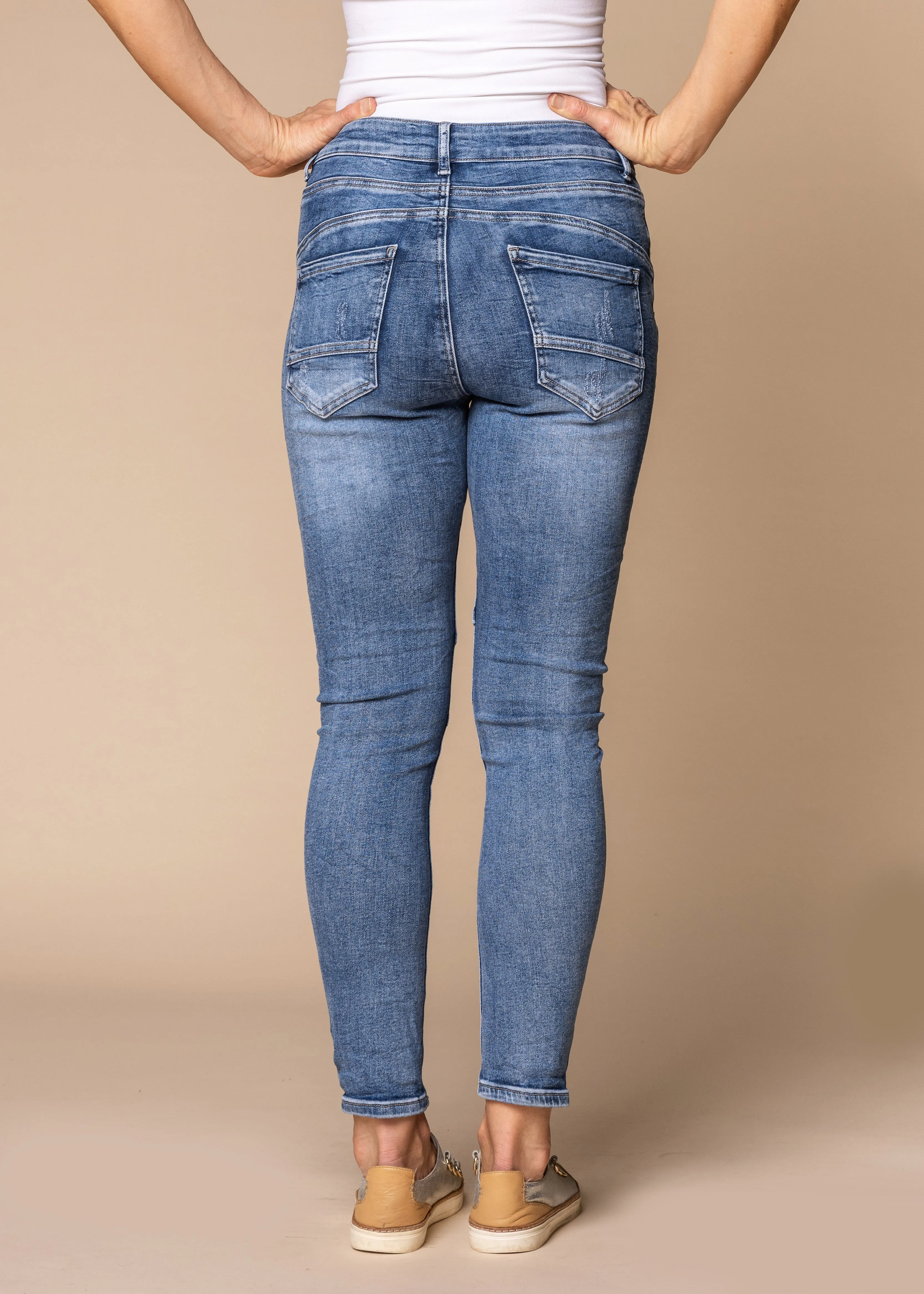 Hollie Pants in Denim Blue