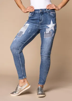 Hollie Pants in Denim Blue