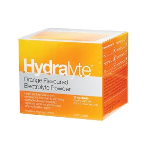 Hydralyte Powder Orange 10's sachets