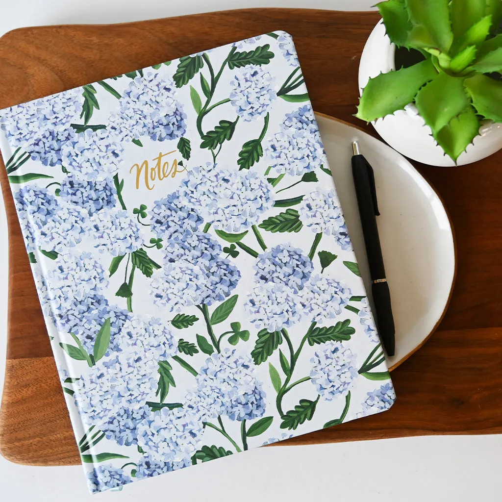 Hydrangea Patterned Journal
