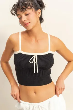 HYFVE Square Neck Ribbed Knit Cami