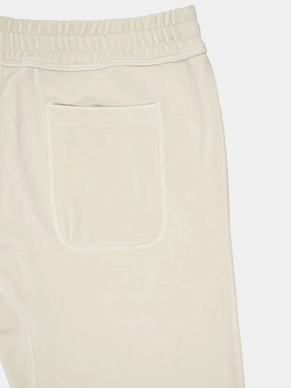 Ice Grey Velvet Track Pants