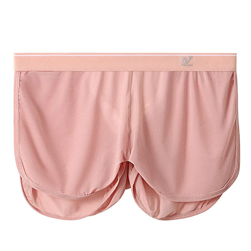 Ice Silk Mesh Pajama Pants Quick-drying Sports Fitness Hip Lifting Men's Shorts
