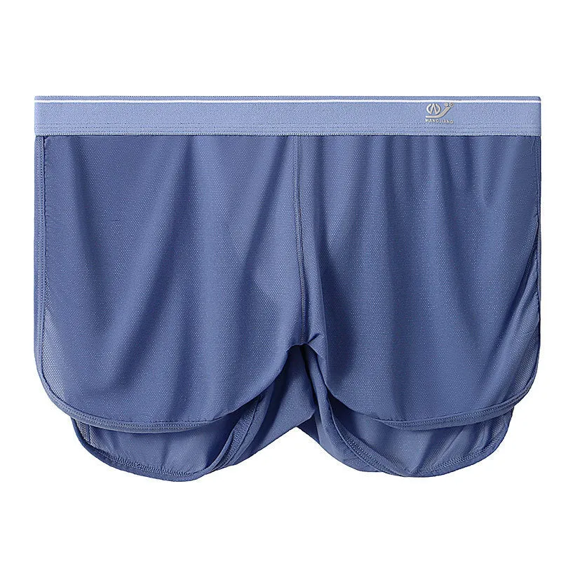 Ice Silk Mesh Pajama Pants Quick-drying Sports Fitness Hip Lifting Men's Shorts