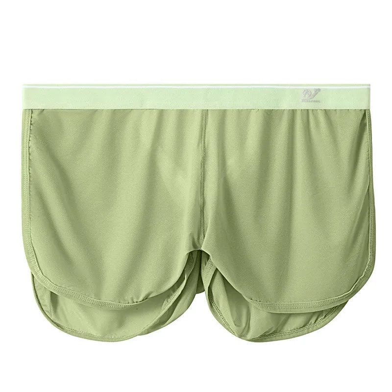 Ice Silk Mesh Pajama Pants Quick-drying Sports Fitness Hip Lifting Men's Shorts