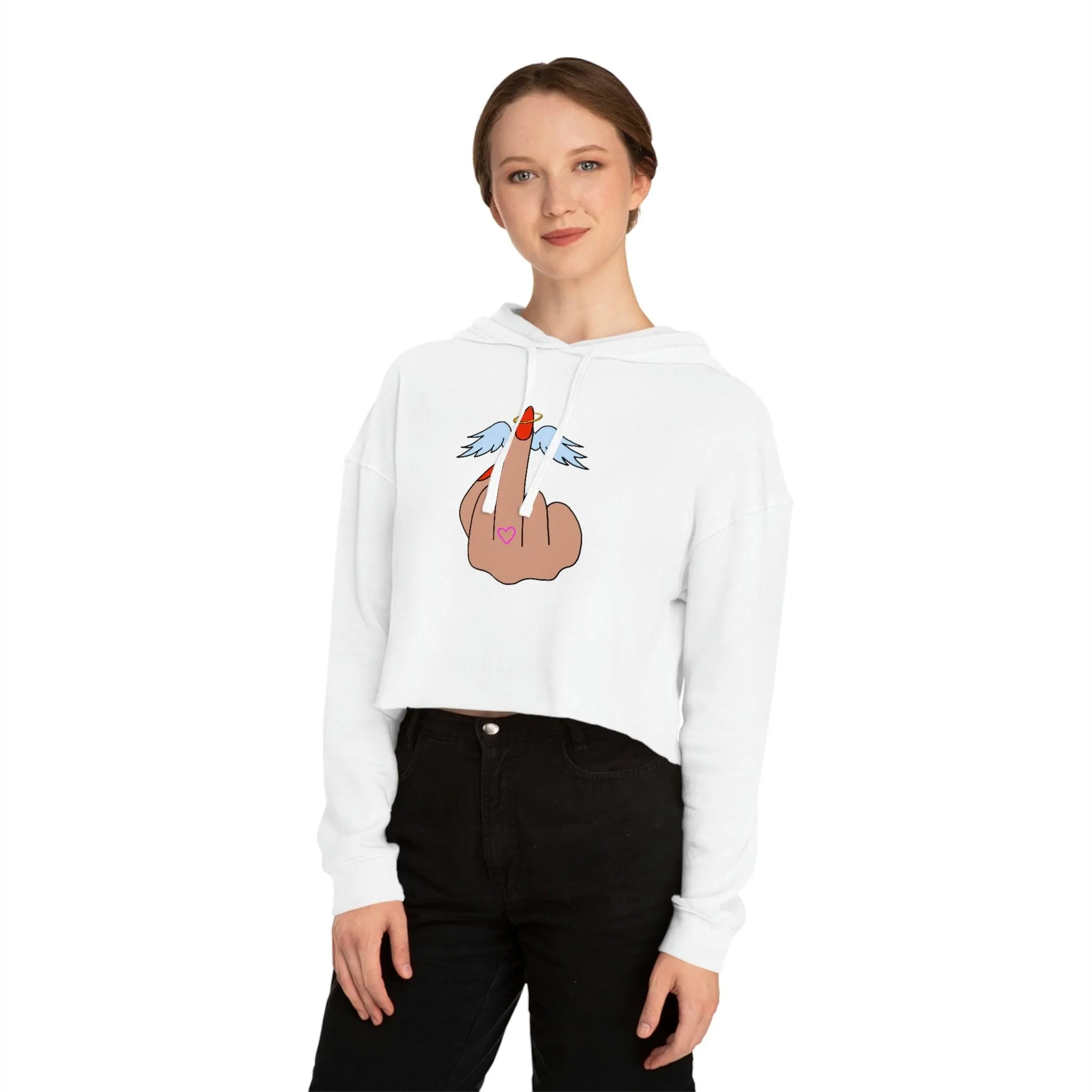 IDGFlyinFux Women’s Cropped Hooded Sweatshirt