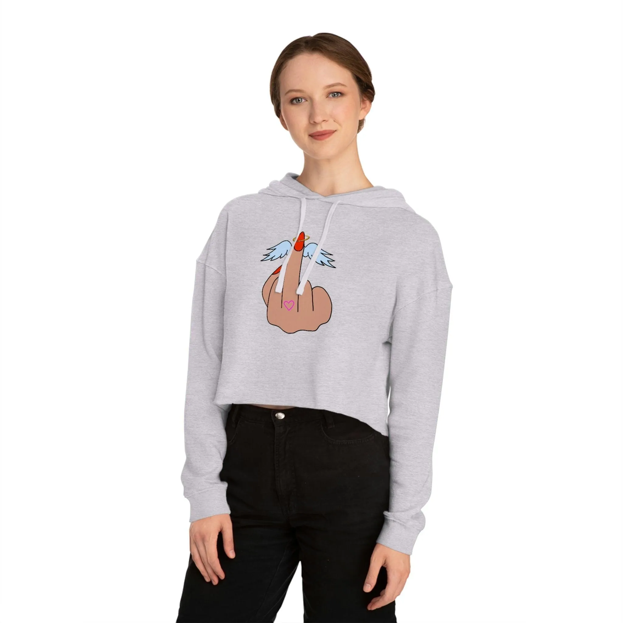 IDGFlyinFux Women’s Cropped Hooded Sweatshirt