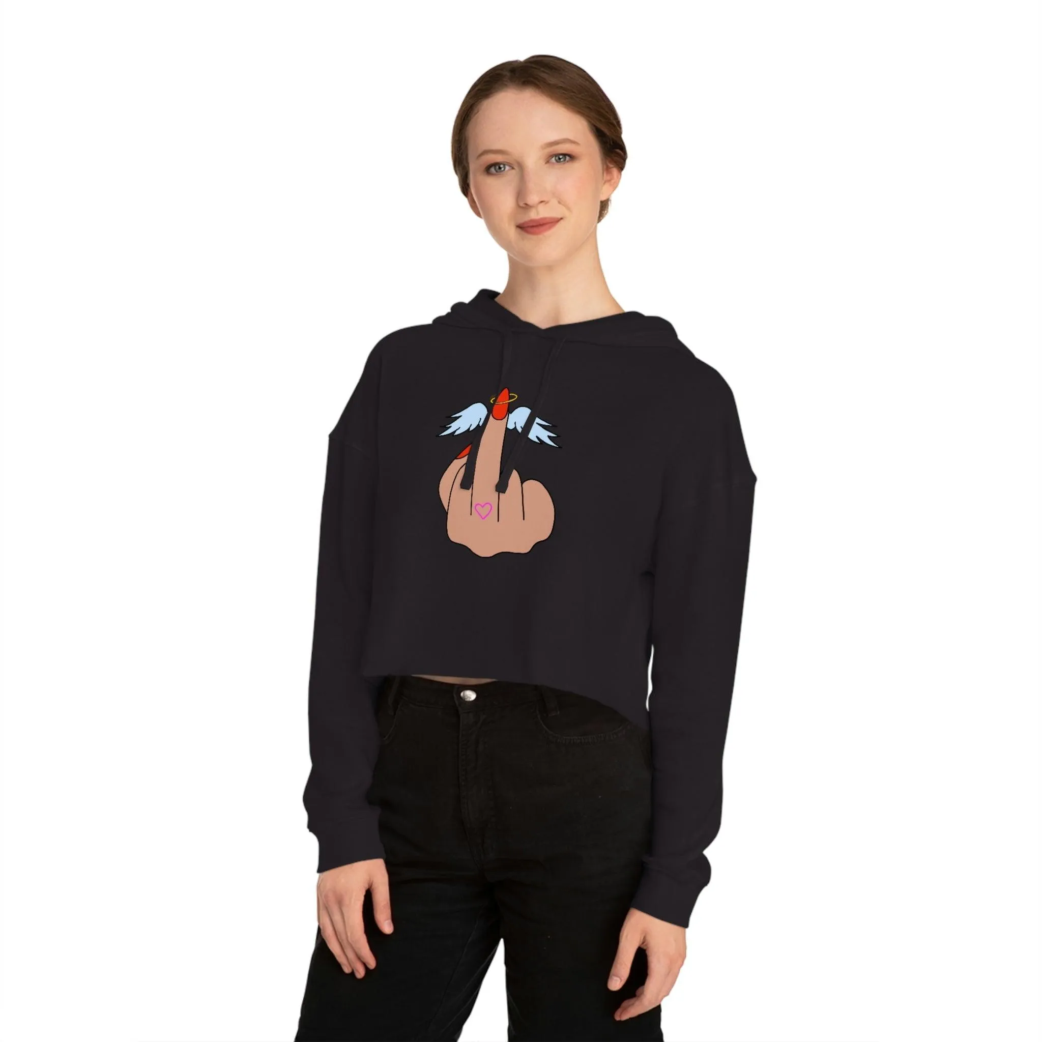 IDGFlyinFux Women’s Cropped Hooded Sweatshirt