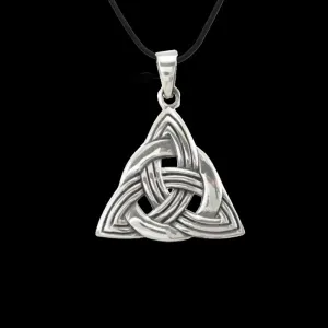 INFINITY KNOTS TRINITY TRIQUETRA KNOT CHARM 925 Sterling silver Pendant