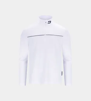 KIDS PIQUE MIDLAYER - WHITE