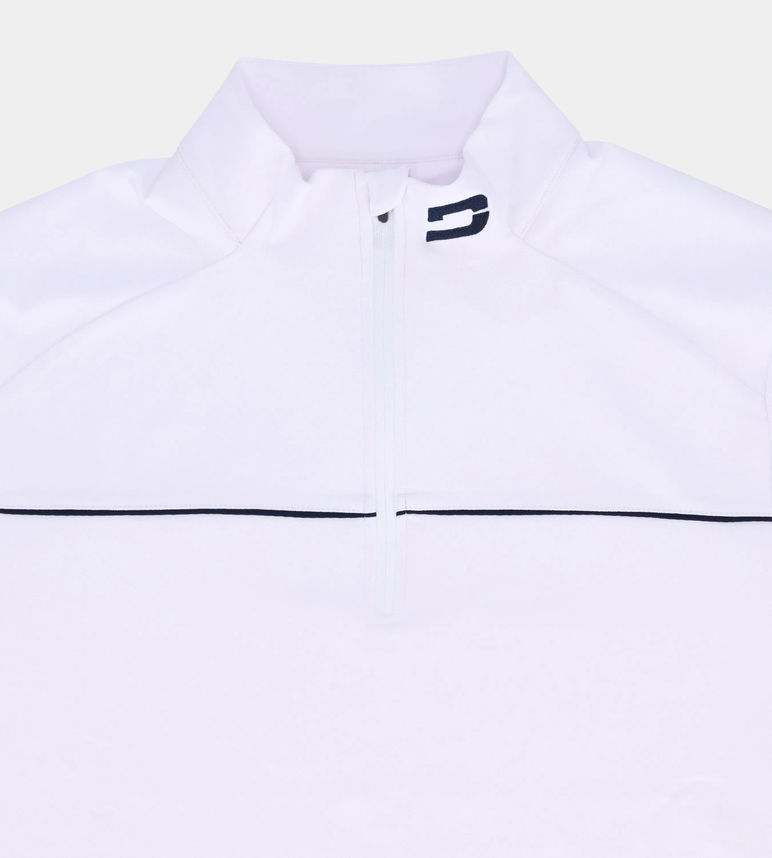 KIDS PIQUE MIDLAYER - WHITE
