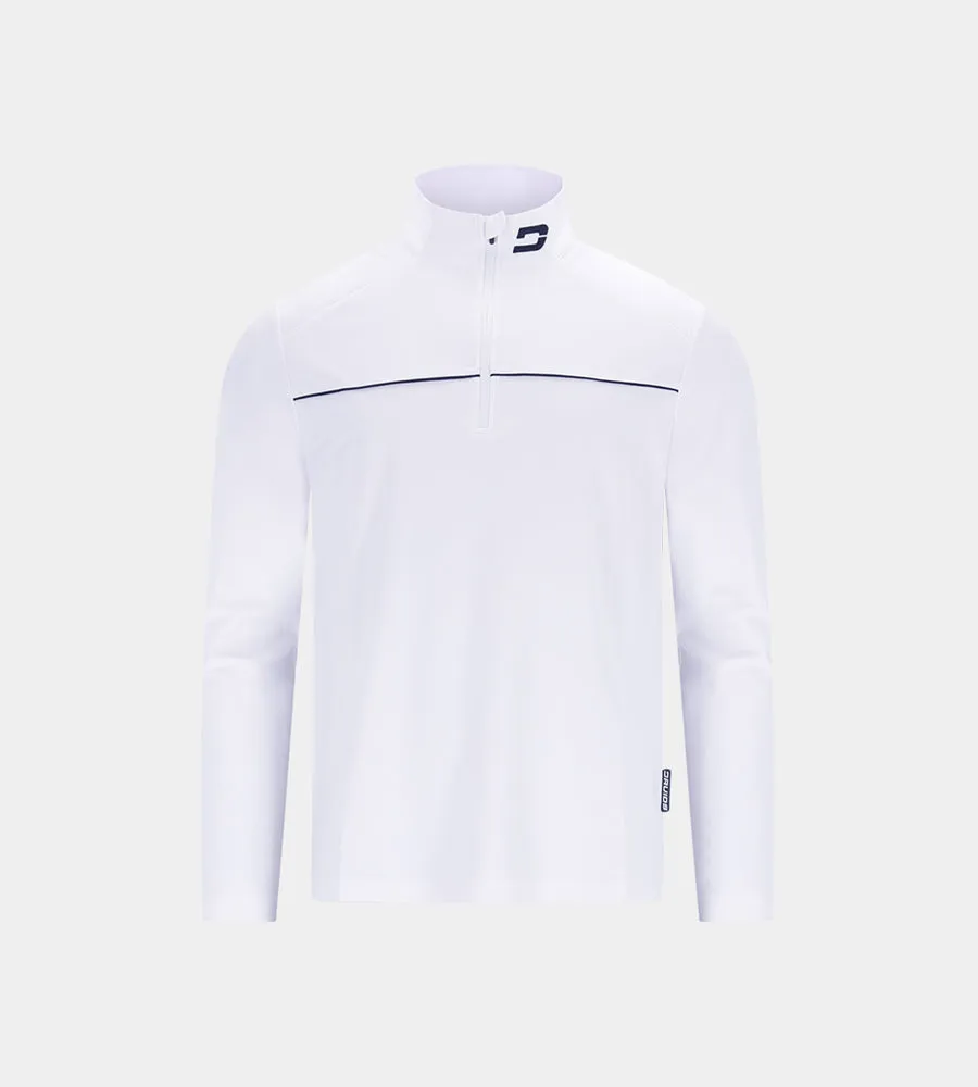 KIDS PIQUE MIDLAYER - WHITE