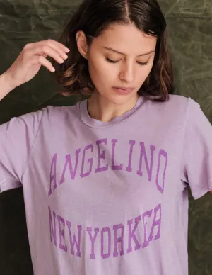LA NY tee - lavender