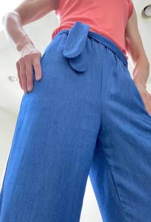 LAZZARO Cropped Palazzo Pant