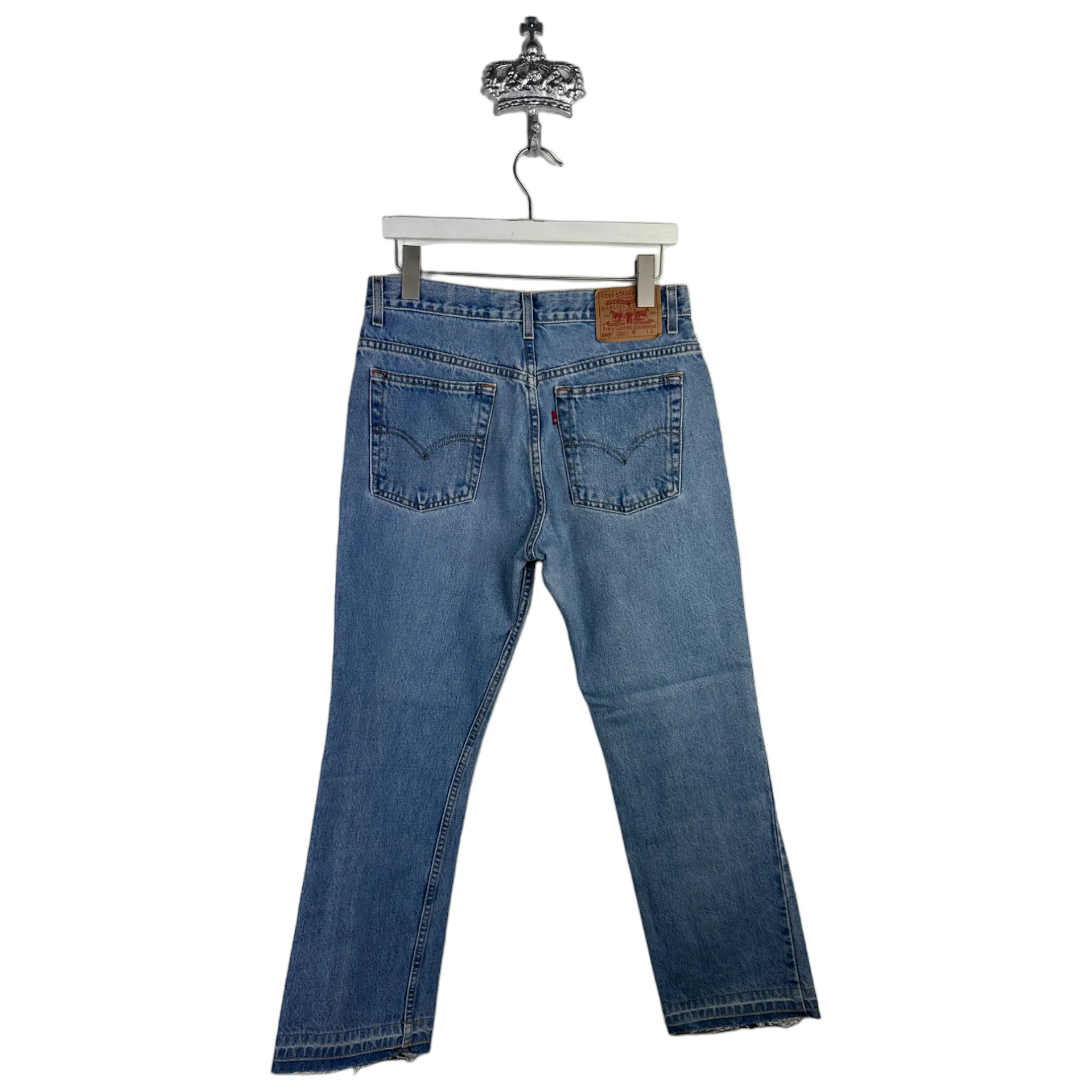 LEVI'S 505 STRAIGHT JEANS - (HH 15.5) X (LENGHT 39)