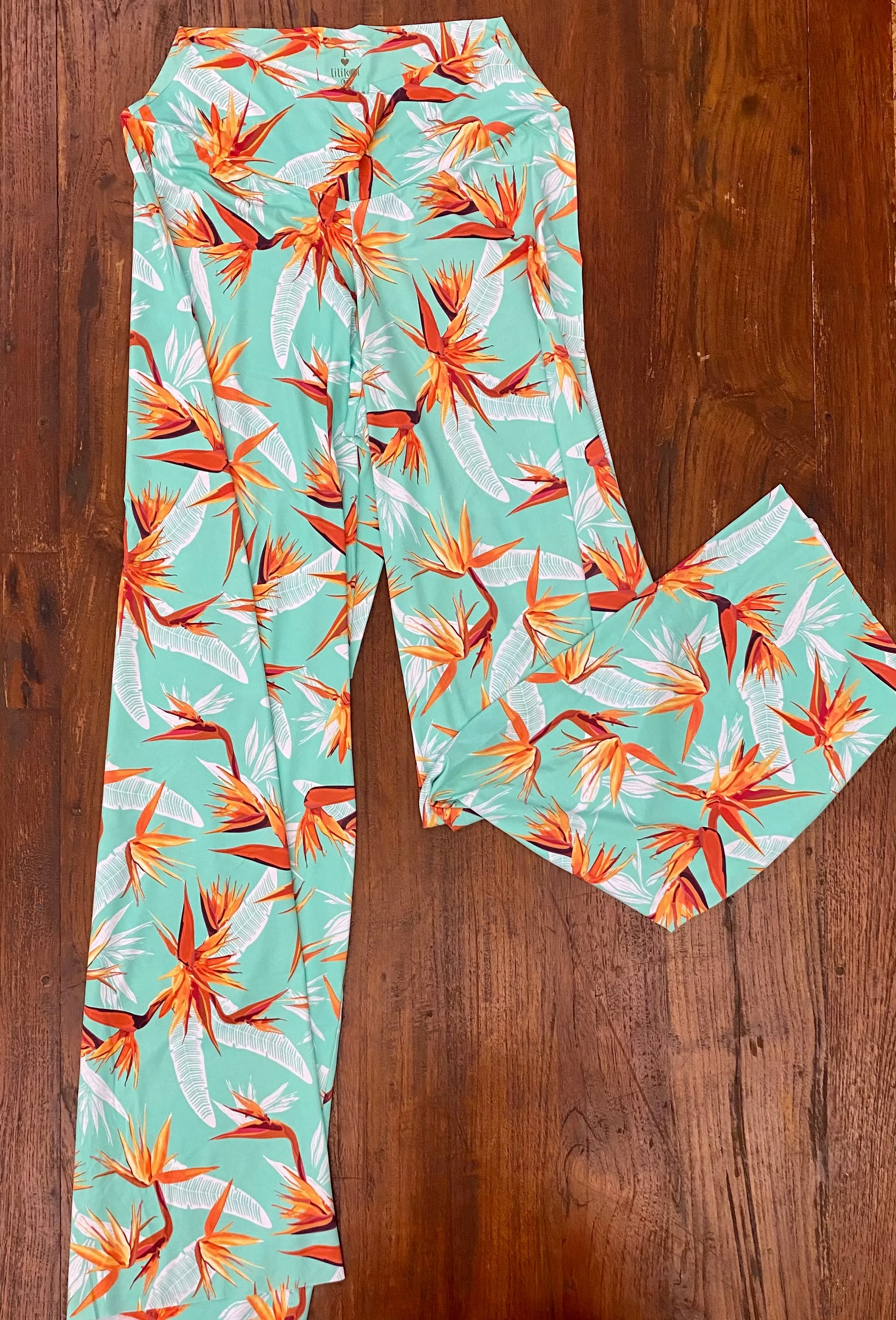 Lilikoi Luxe:Palazzo Pants:Fluity Palazzo Pants - MINT PARADISE