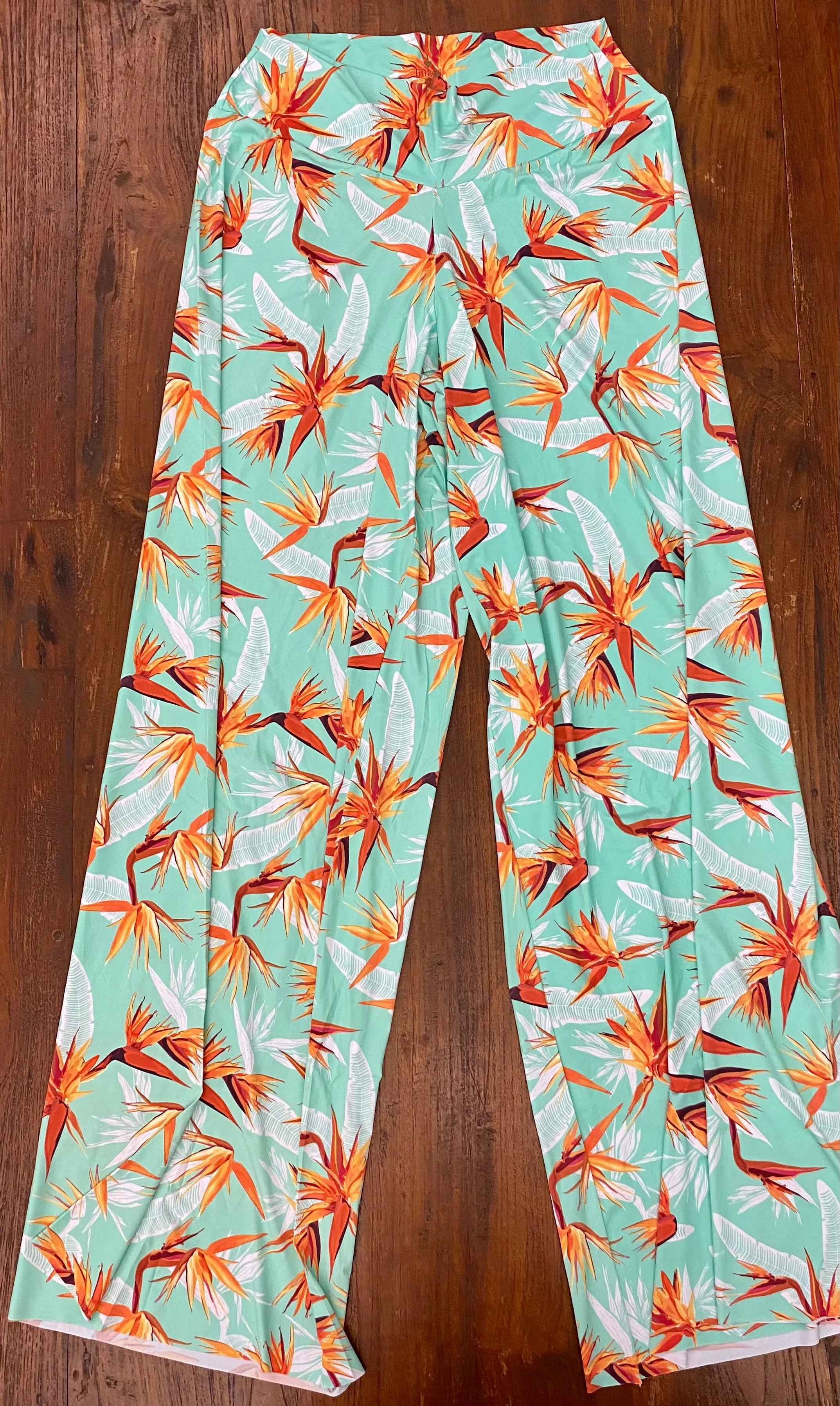 Lilikoi Luxe:Palazzo Pants:Fluity Palazzo Pants - MINT PARADISE