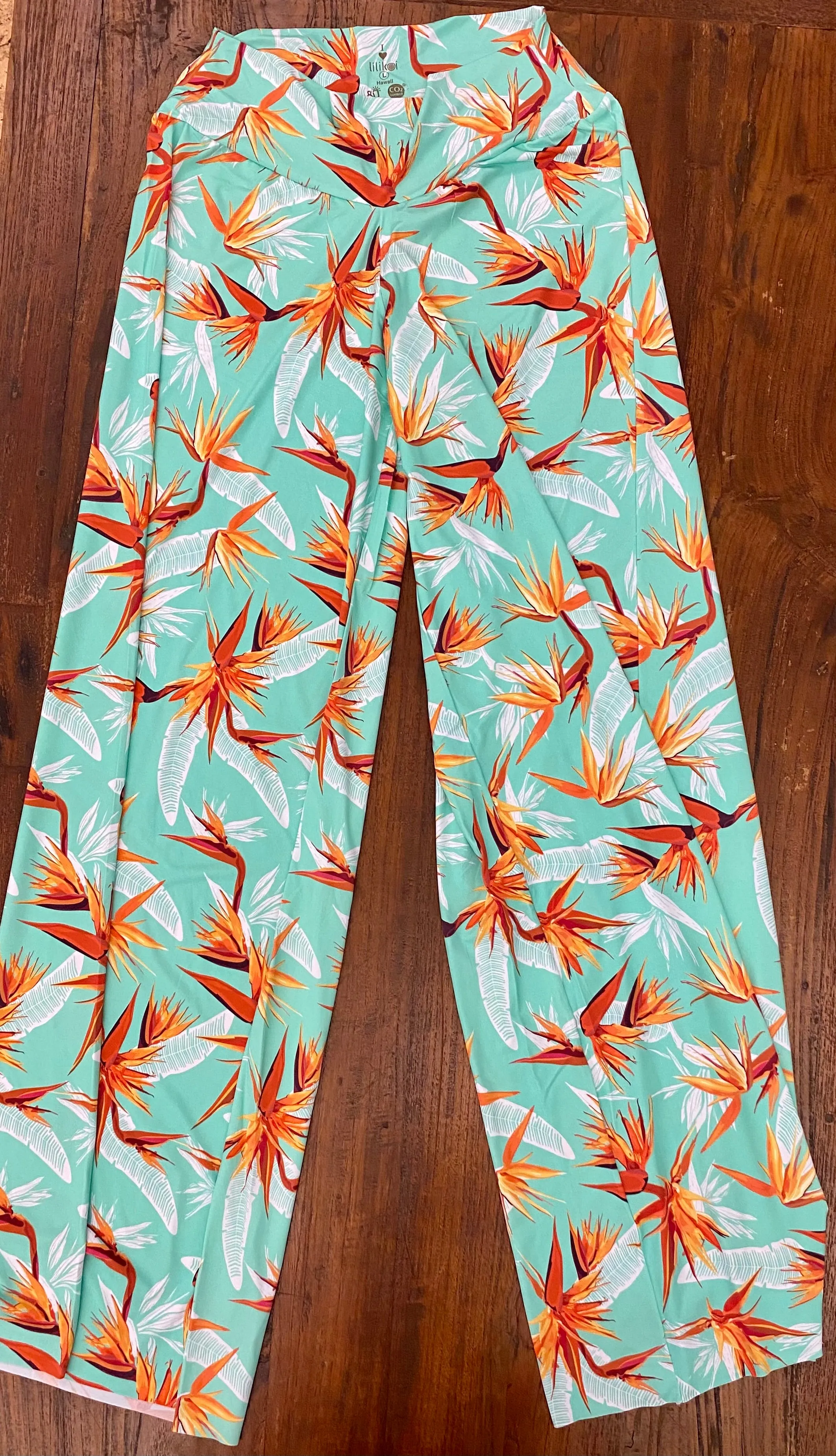 Lilikoi Luxe:Palazzo Pants:Fluity Palazzo Pants - MINT PARADISE