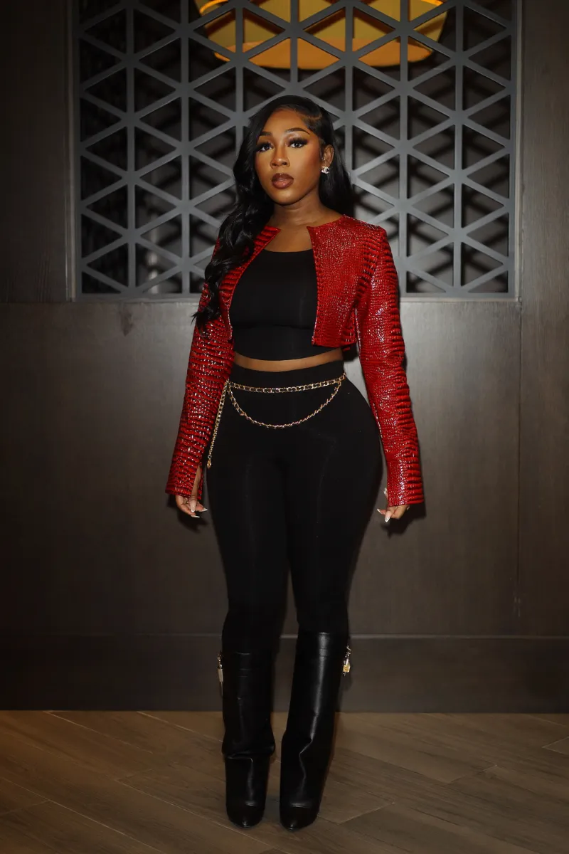 Lori Croc Jacket (RED)