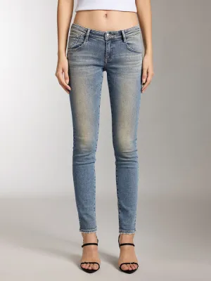 Low Waist Cropped Skinny Jeans
