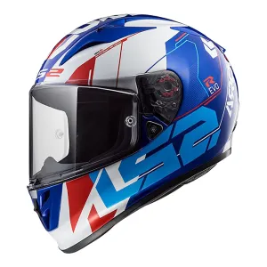 LS2 FF323 ARROW R HELMET - TECHNO WHITE / BLUE XL