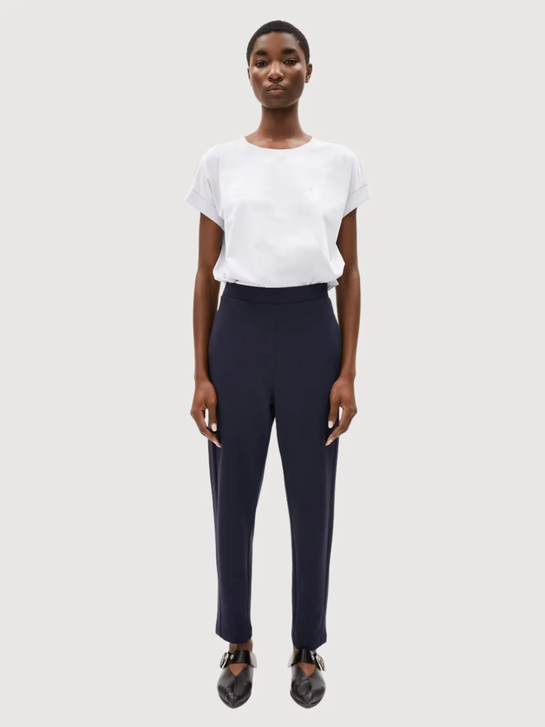 MAGDAALENA Jersey Pants in Night Sky | ARMEDANGELS
