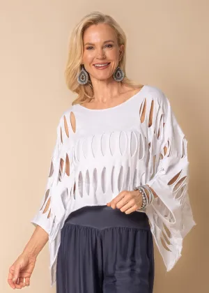 Marlie Cotton Top in White