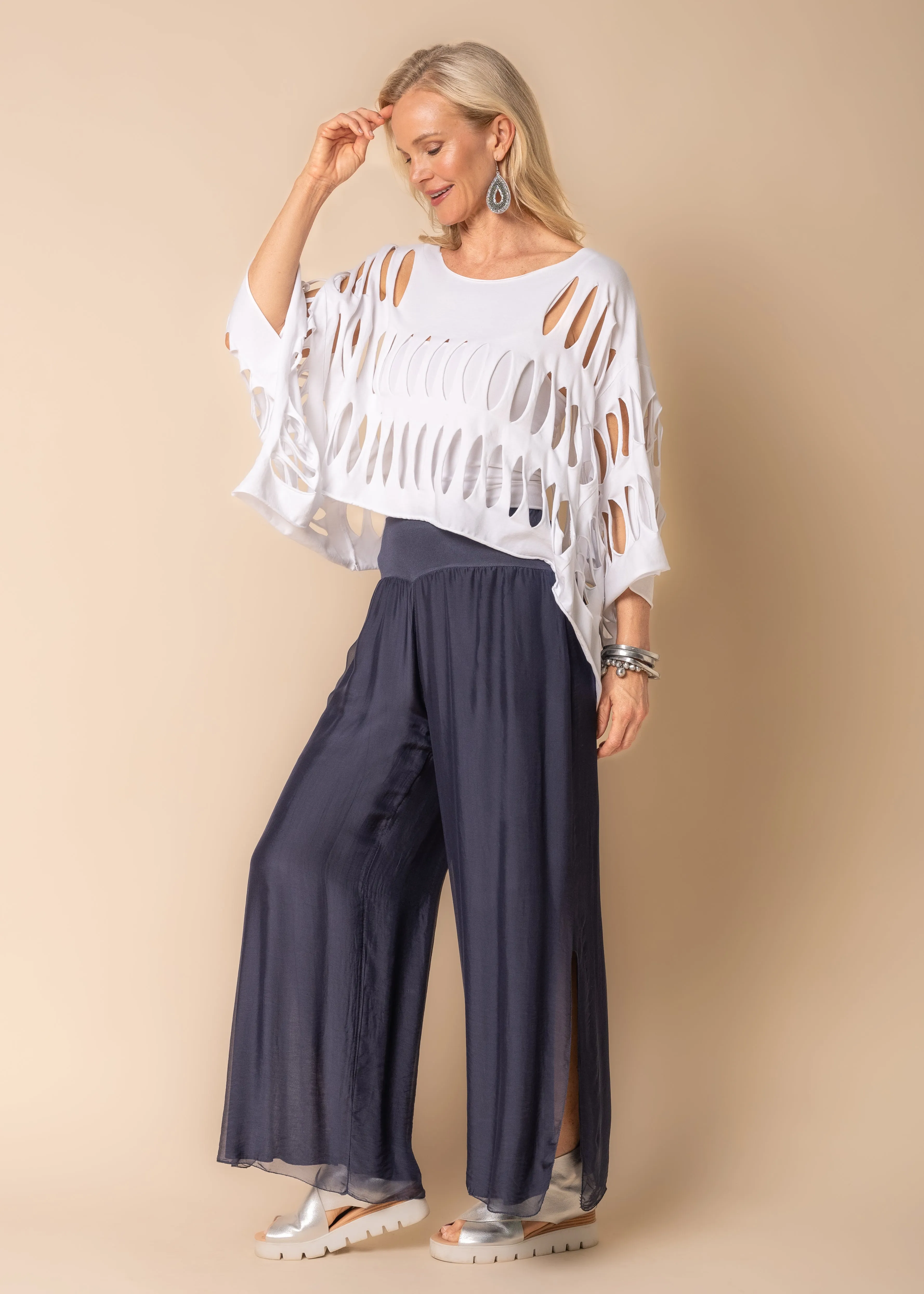 Marlie Cotton Top in White
