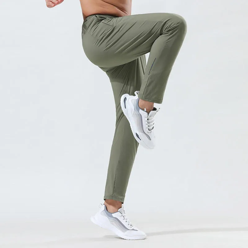 Men's Casual Fashion Simple Nine-point  Loose Running Sports Gym Men's